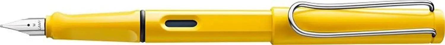 Lamy Unisex Safari Steel Nib Plastic Fountain Pen - Yellow