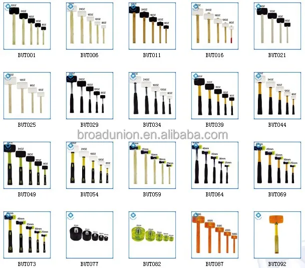 Rubber Mallet With Plastic Coated Handle Buy Rubber Mallet,Rubber