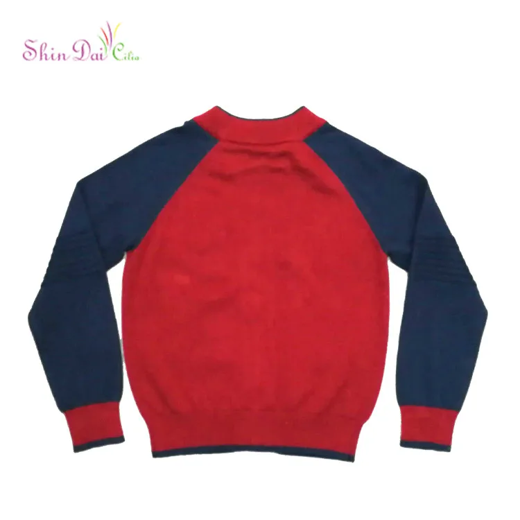 Wholesale Cotton Boys Sweater Knitted Cardigan Designs for Kids