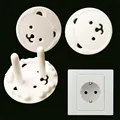 4pcs Children Electrical Safety Euro America standard Protective Socket Cover Cap Cartoon Bear Two Phase Baby