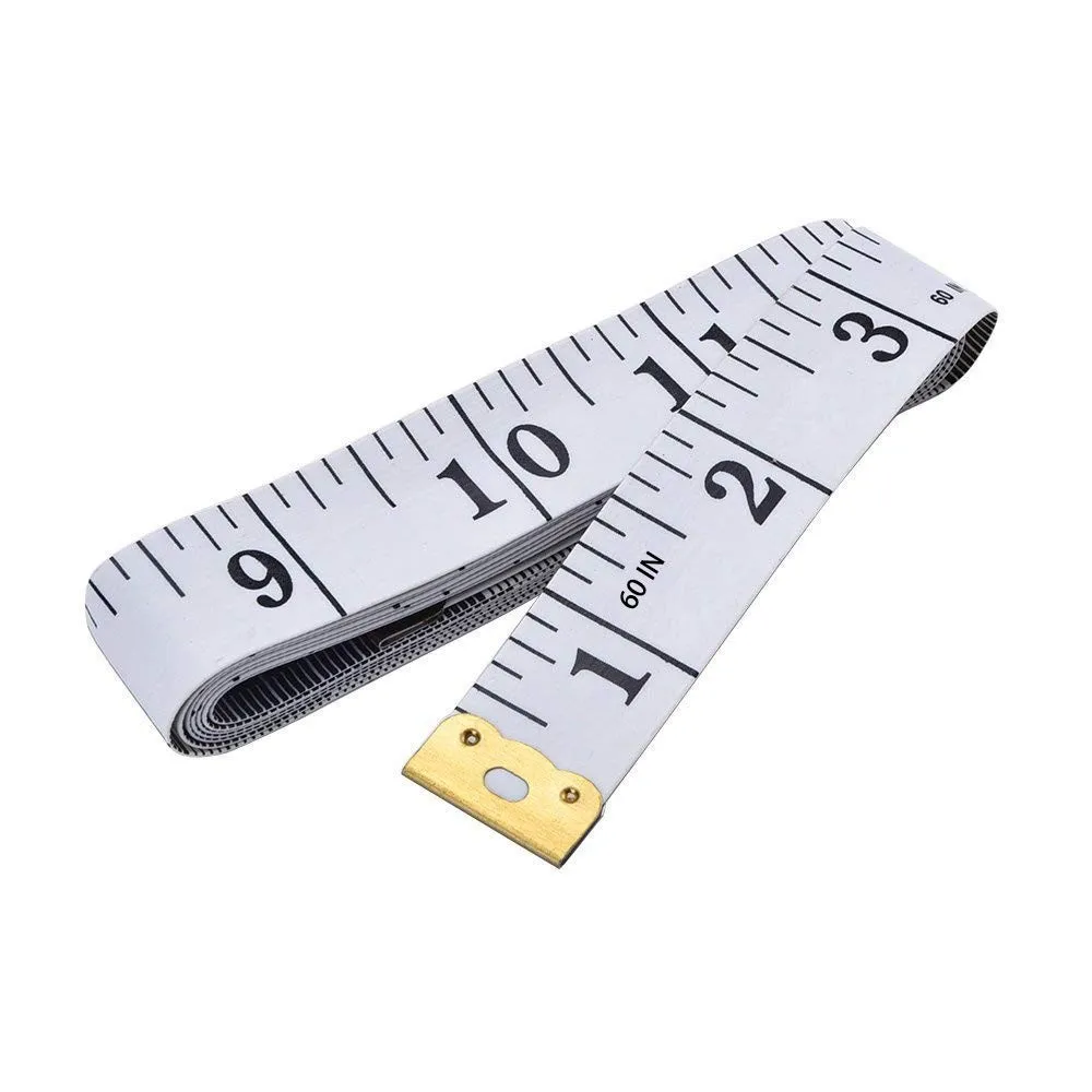 120inches/300cm Soft Tape Measure, Flexible Measuring Tape for Sewing  Clothes Body Measurements, White 2-Pack