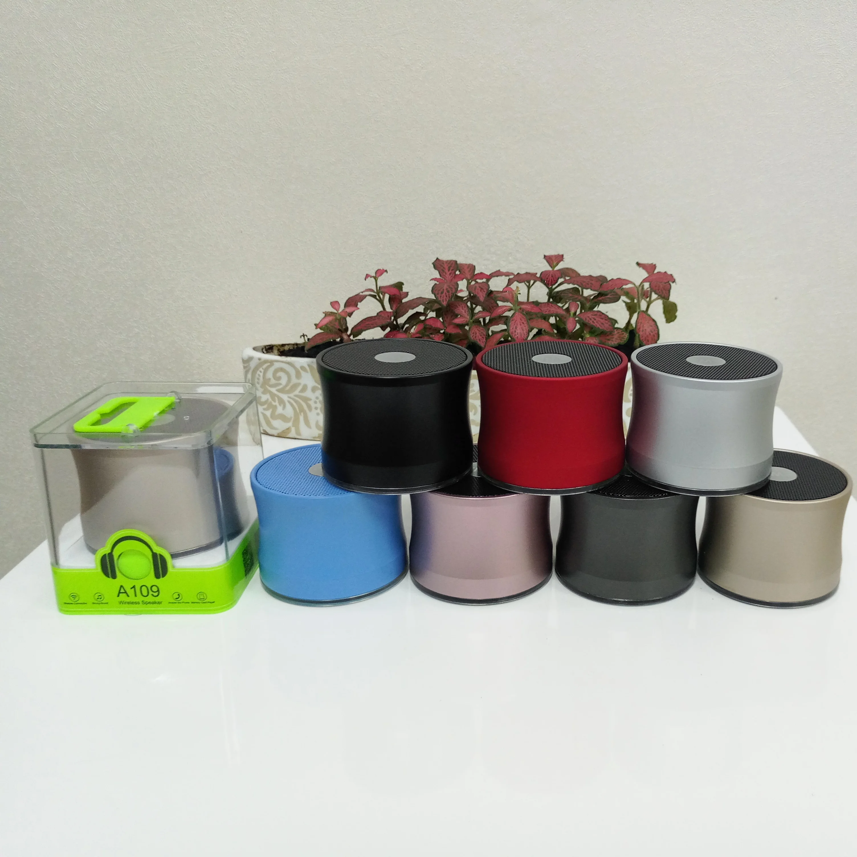 EWA A109 classic metal subwoofer bluetooth mini speaker hifi with mic - ANKUX.COM