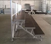 Customized 6061-T6 folding three layers aluminum Plywood Platform stage for group photo taken