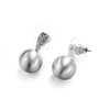 AIDAILA Earring Factory Wholesale High Quality Silver Ball Drop Earrings