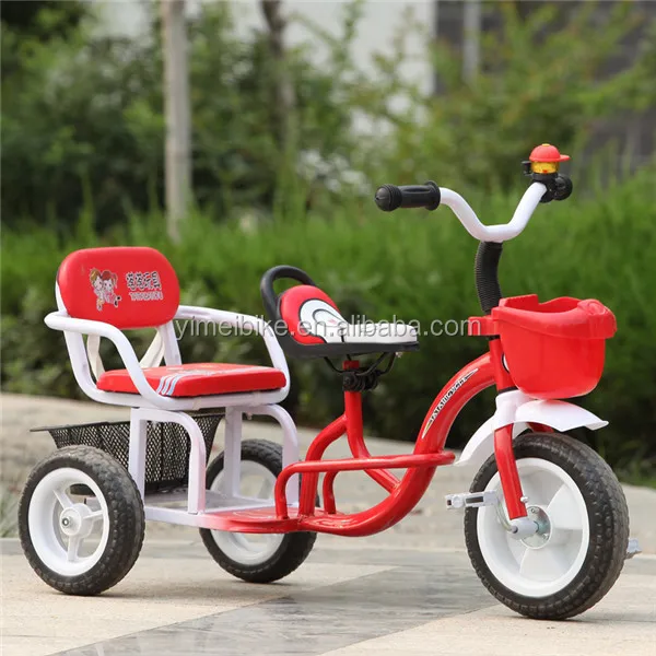 tricycle with two child seats