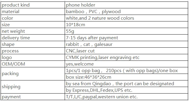 Lucu Kartun Hewan Telepon Pemegang Kelinci Beruang Kucing Iphne