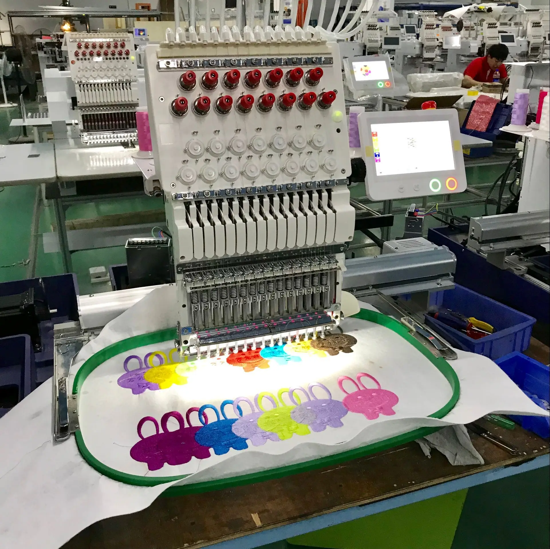 15 Needles Computer Embroidery Machine With Single Head Price Buy