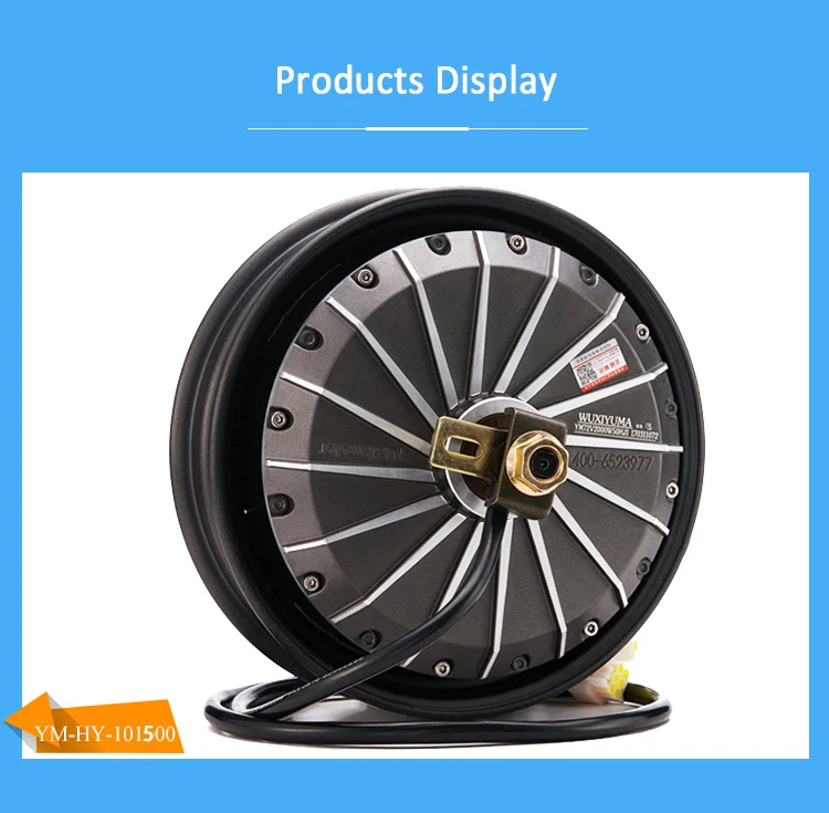 10inch Dc Brushless 1500w Hub Motor Electric Motorcycle Conversion Kit