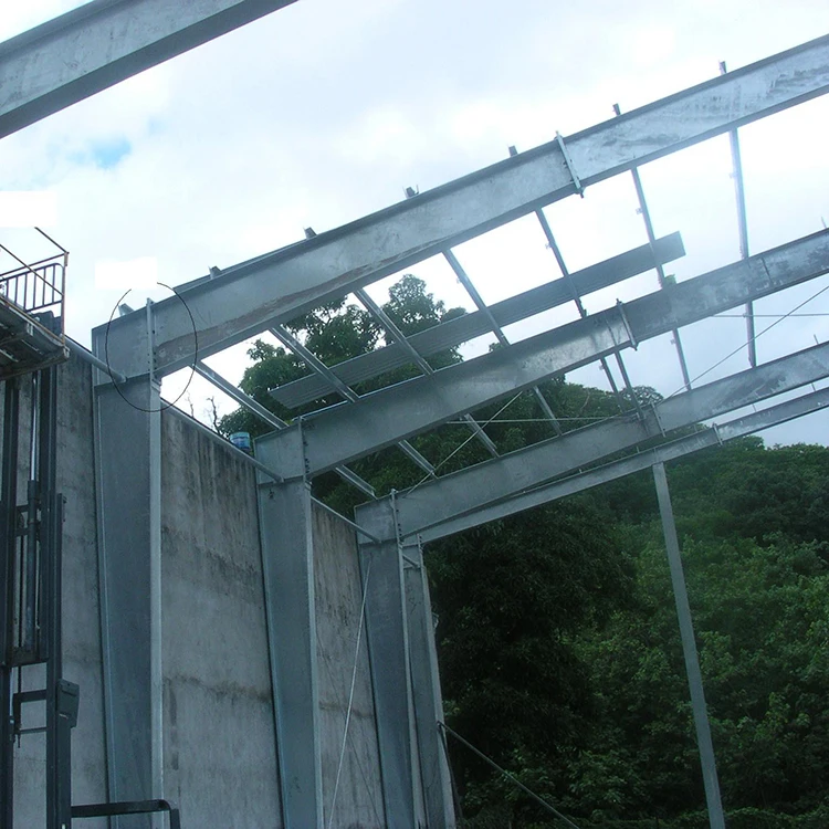 Galvanized Steel Fabricated House Structure Space Frame Building
