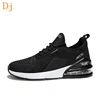 Jinjiang factory knitted upper air cushion sport shoes men sneakers for men running shoes men