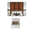 Pvc leather cladding 3d wall panels making machine for interior decoration
