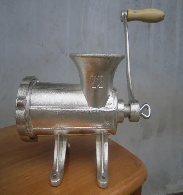 Household Hand Crank Cast Iron Meat Grinder 22 Manual Meat Mincer With   HTB137.2JVXXXXXpaXXX760XFXXXe 