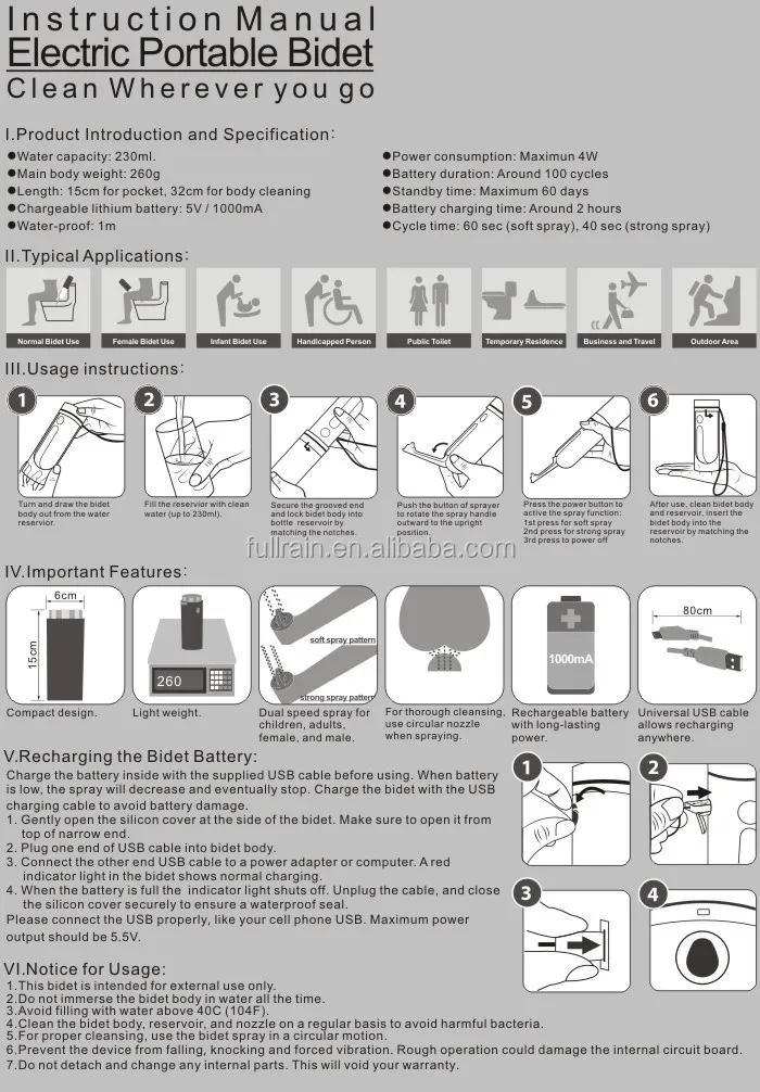 TB200 electric portable bidet instruction manual.jpg
