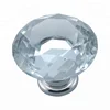 Cheap decorative fancy crystal glass cabinet knobs dresser knobs for kitchen cupboard door window and drawer