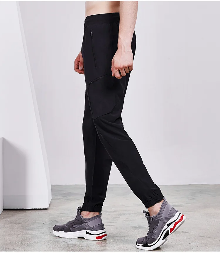 Low moq new design breathable men gym joggers fitness running pants
