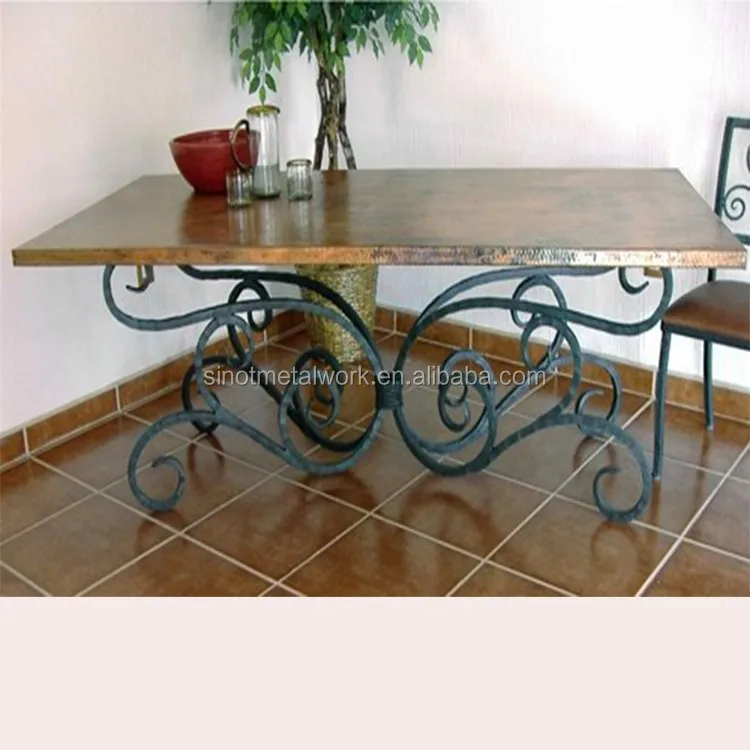 Steel Table Leg Decorative Metal Marble Pedestal Rectangular Steel Table Leg Decorative Metal Marble