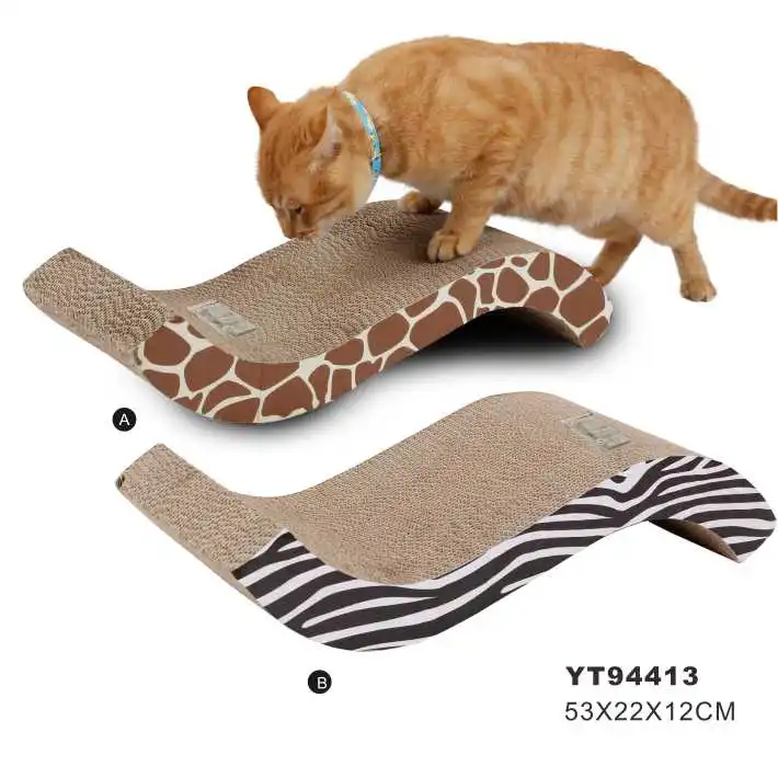 Rascador de cart/ón para gatos rascador de gato con hierba gata. papel corrugado butterfly shape como se muestra en la imagen No nulo