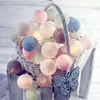 LED Cotton Ratton Ball String Christmas Decorative Fairy Light