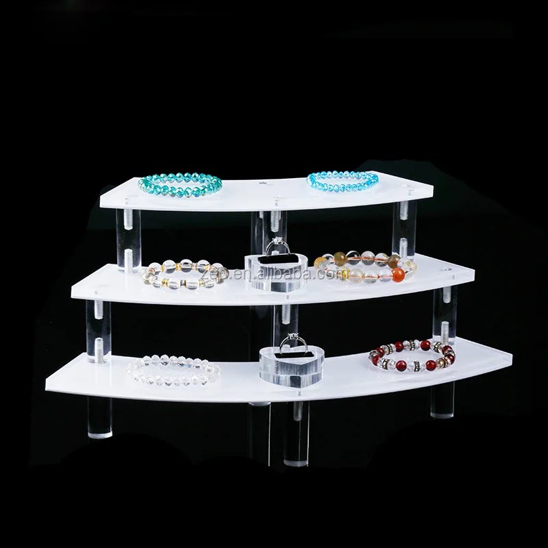 Clear Acrylic Jewelry Display Stand For Bracelet Earring Display Rack