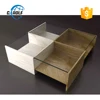 Specialist manufacturers square glass coffee table with high quality