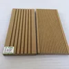 Light Teak Color 135x20Mm Grooved WPC Crack-Resistant Decking Solid For Outdoor