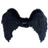 Leading Factory Costume Handmade Feather Crafts High Prime Quality Wings Black Feather