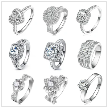 Hotsale Ebay Amazon Silver Rings Latest Ring Designs For Girls - Buy ...