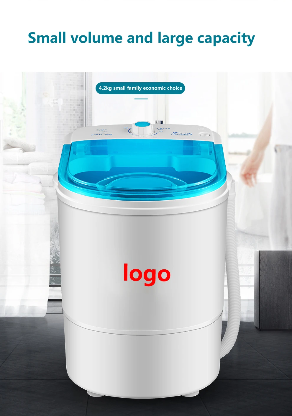 2020 New Mini Usb Portable Turbo Laundry Washing Machine Automatic
