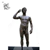 Factory supplied Europe famous casting bronze man naked David sculpture statue for home park garden villa decoration BSG-134