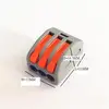 PCT-213 Universal Compact Wire Wiring Connector 3 pin Terminal Block