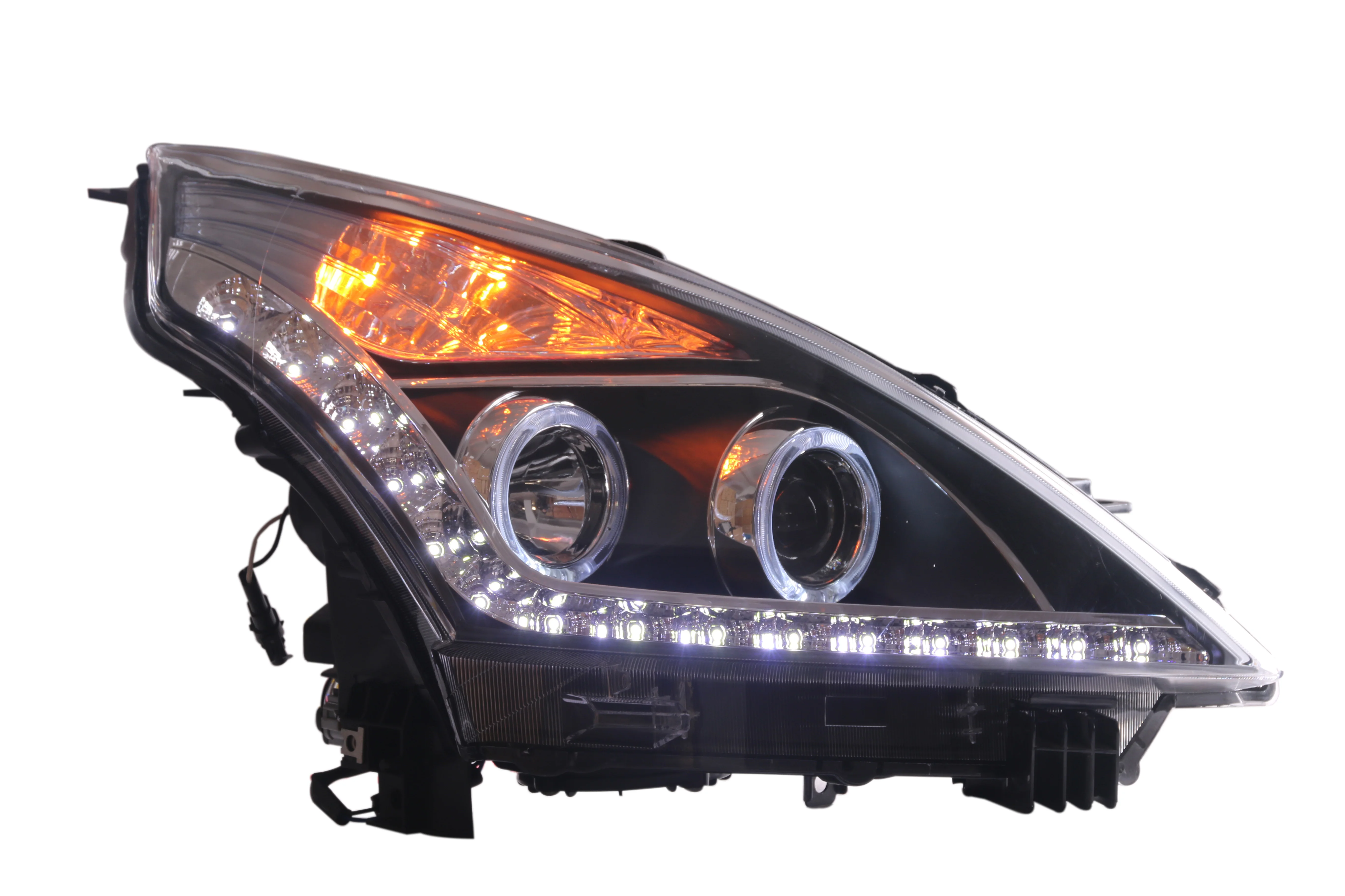 VLAND manufacturer for car lamp for Teana 2008 2009 2010 2011 2012  LED head light plug and play with Angel Eye