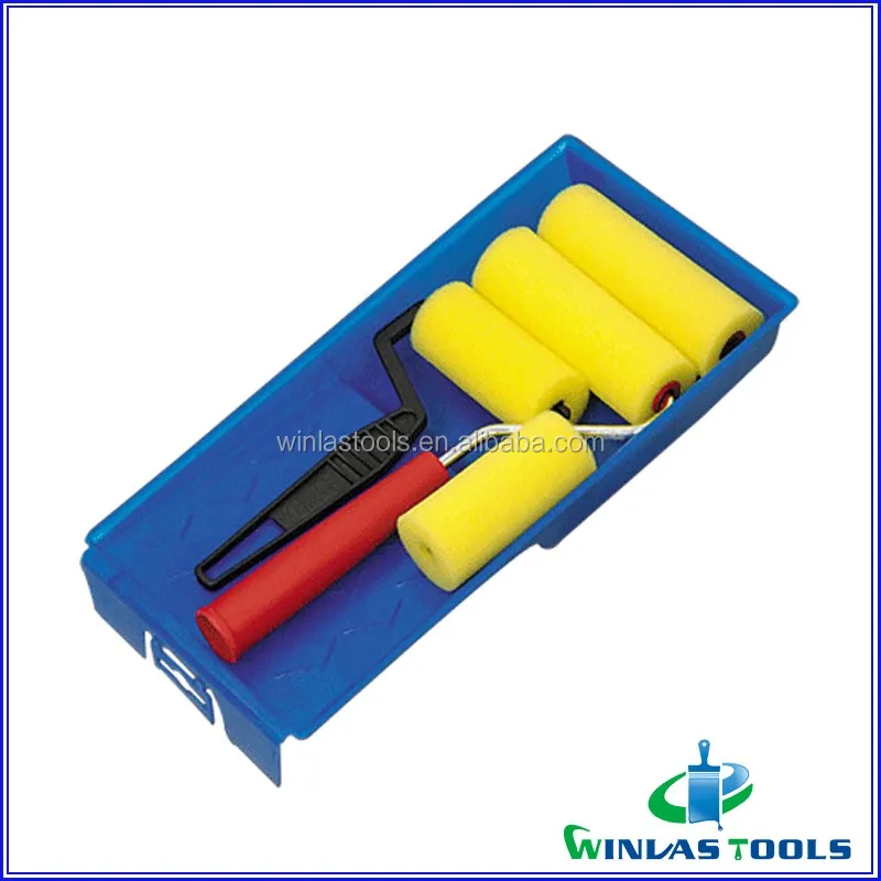 4'' Full Set Paint Tray Kit Painting Roller Brush Buy 4'' Full Set