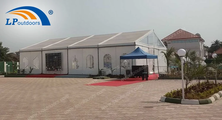 Outdoor Large Clear Roof Top Wedding Reception Tents For