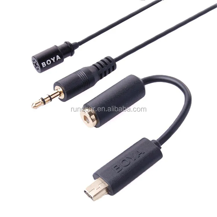Professional Gopro Microphone G-Mic Stereo Mini usb Microphone with Foam Windscreens for Audio Recording