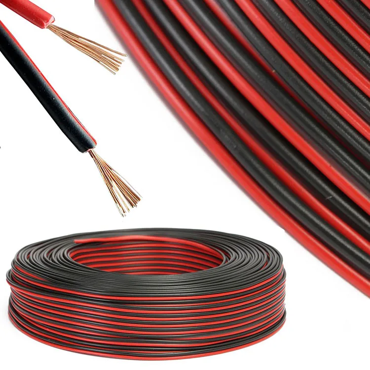 Flexible Transparent Pure Copper Tc Cca 18 Awg 20 Awg 2 Core 4 Core