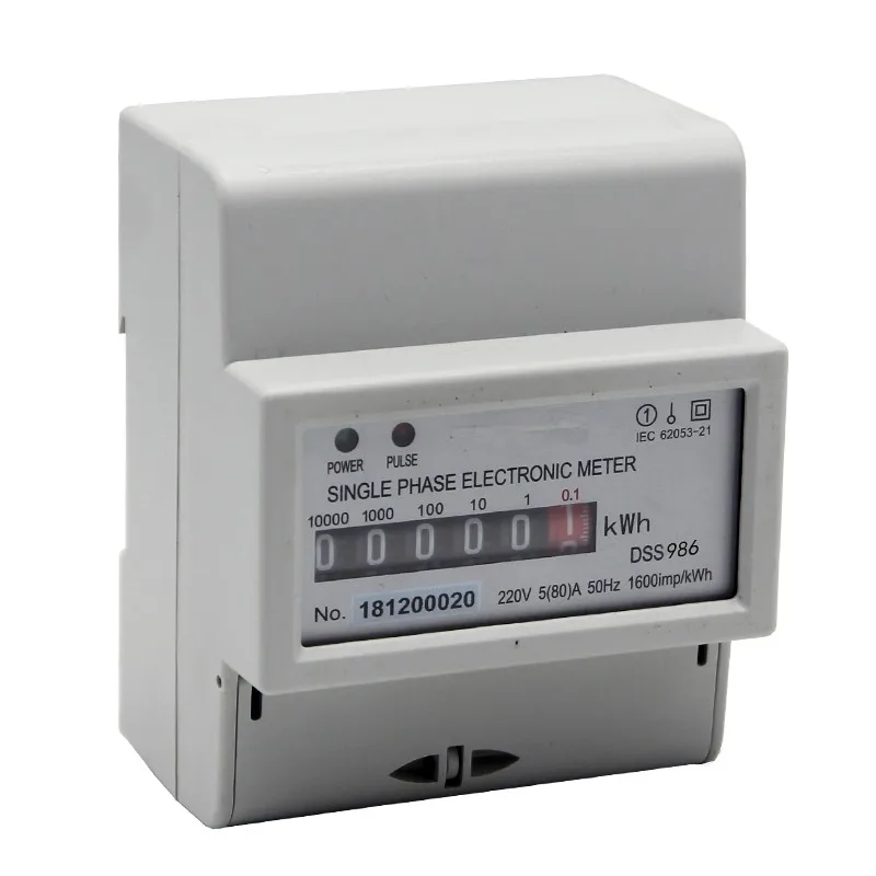 Single Phase Two Wire Analog Watt-hour Meter Kwh Meter Energy Meter ...