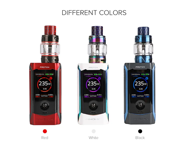 2018 1.45 TFT Screen with Superior Longevity  Innokin Proton Plex 235W tc starter kit