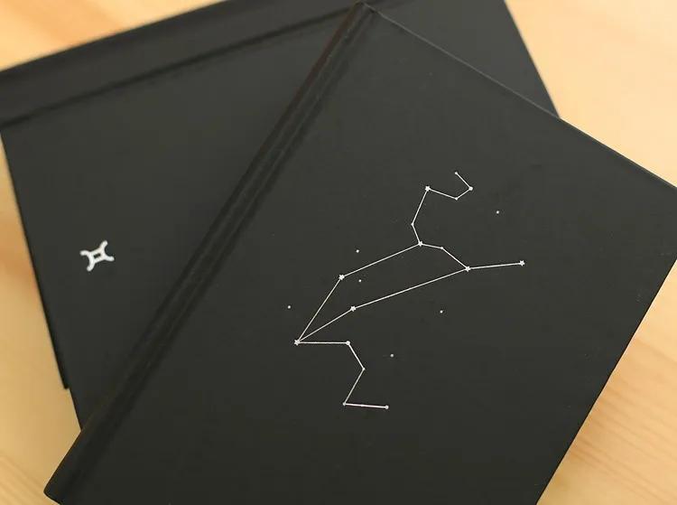 Wholesale Fake Leather Hardcover Notebook With 12 Constellation ...