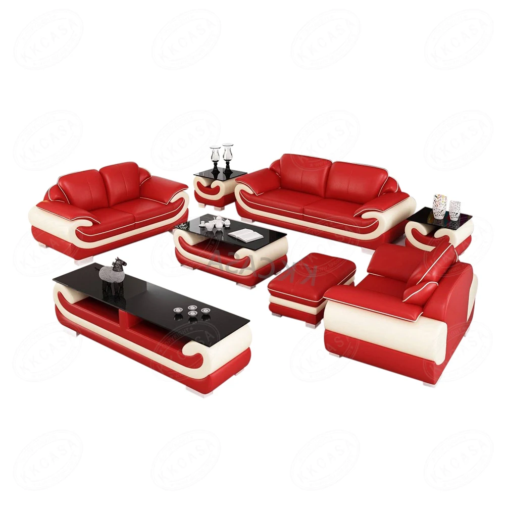 Luxury Italian Style Design Furniture Living Room Royal Rozel Leather