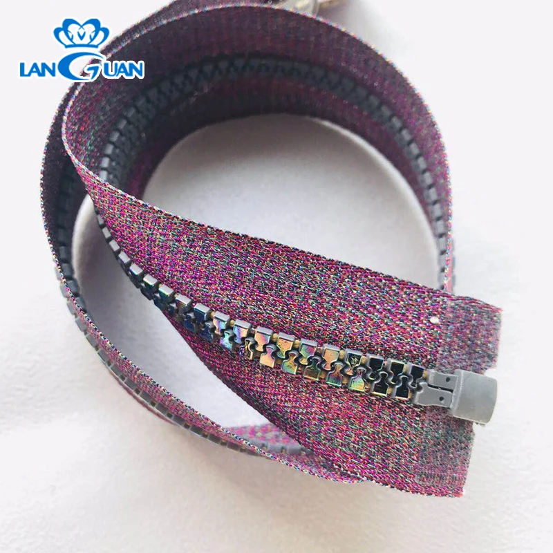 Высокое качество машины молния длинный кошелек цепи большой пластиковый рулон-красочные молнии-гигантский derlin zip