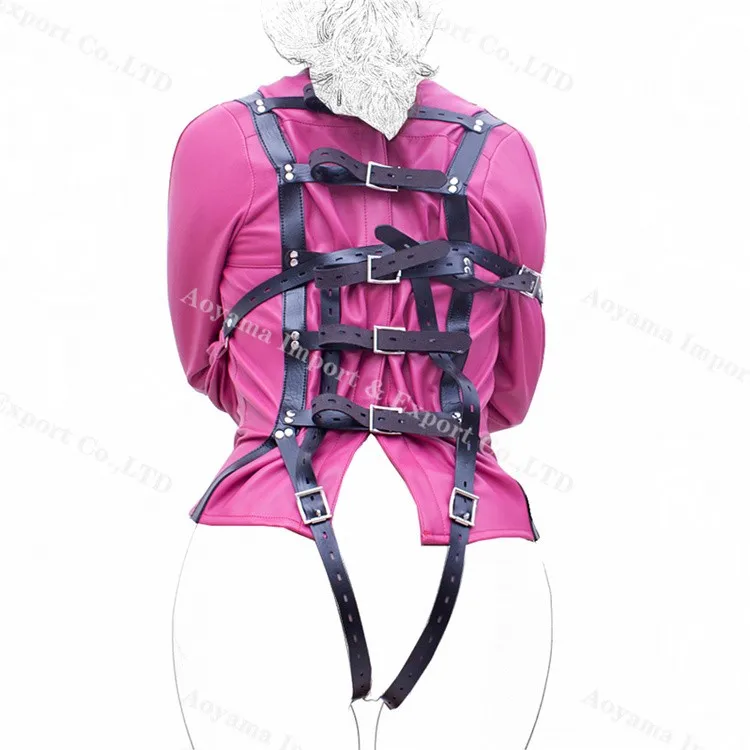 straitjacket women leather sexy bondage lingerie bo