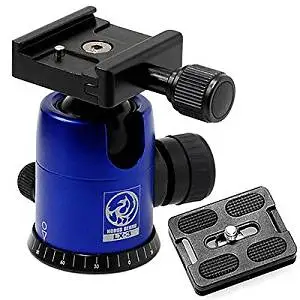 HORUSBENNU DSLR SLR Camera Monopod Tripod Ball Head LX-3T Black with Dovetail Plate
