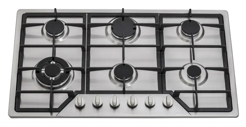 Best Sales Practical 6 Burners Gas Cooktop Italy Gas Stove For