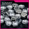 Heart Shaped Glitter Acrylic Clawed Loose Rhinestone
