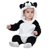 Custom animal style panda shaped baby winter clothes sets