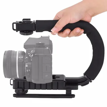 Video Camera Stabilizer >> U Shape Handle Video Bracket Holder Mobile Phone Gimbal Camera Video Camera Stabilizer >> U Shape Handle Video Bracket Holder Mobile Phone Gimbal Camera