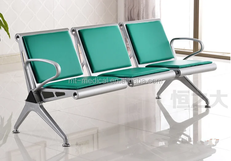 3-seater public waiting chair for hospital and air port