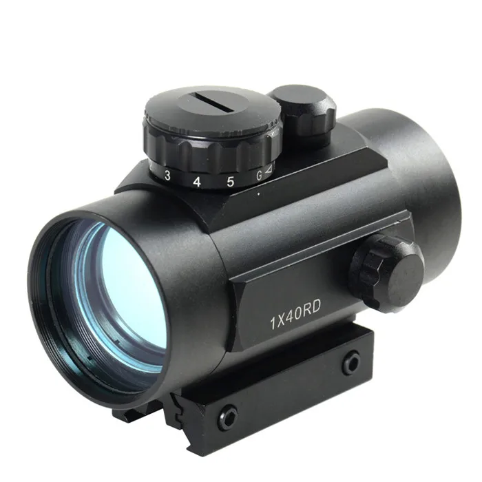 1x40 Ar15 Riflescope 10mm-20mm Rail M4 Red Laser Dot Sight - Buy 10mm ...