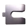 Stainless U slotted steel flat shims for adjusting