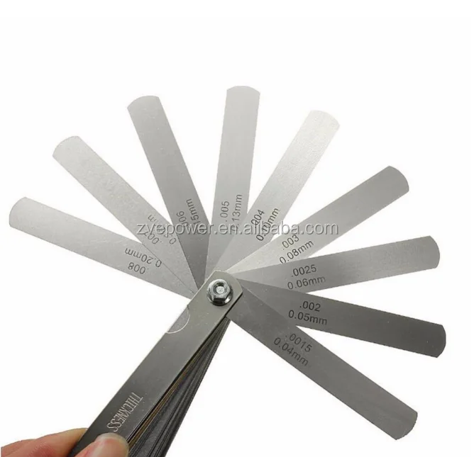 32 Blade Metric SAE Valve Master Feeler Thinkness Gauge 